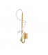 Cerelia Integrated LED Wall Lamp Brass Gold Metal LED 17.7W 1146Lm 3000K-1