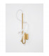 Cerelia Integrated LED Wall Lamp Brass Gold Metal LED 17.7W 1146Lm 3000K-3