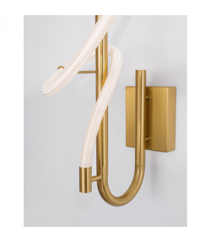 Cerelia Integrated LED Wall Lamp Brass Gold Metal LED 17.7W 1146Lm 3000K-5