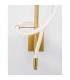 Cerelia Integrated LED Wall Lamp Brass Gold Metal LED 17.7W 1146Lm 3000K-6