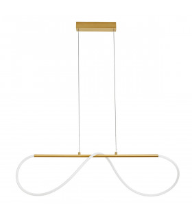 Tiriac Integrated LED Pendant Ceiling Light Gold Aluminium LED 29W 3145Lm 3000K-1
