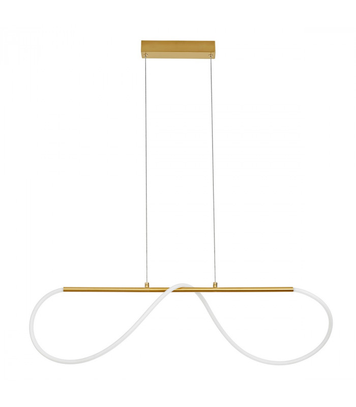 Tiriac Integrated LED Pendant Ceiling Light Gold Aluminium LED 29W 3145Lm 3000K-1