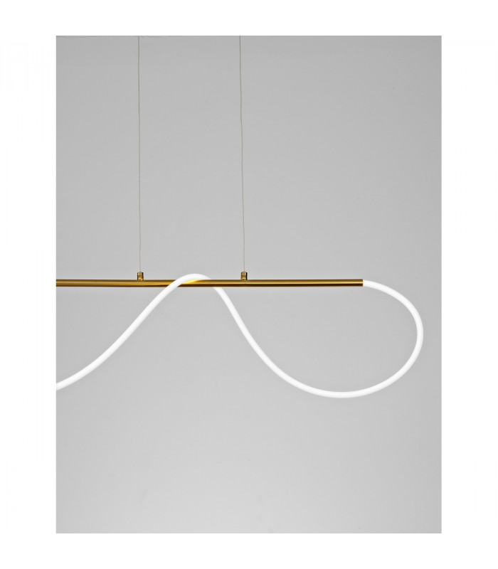 Tiriac Integrated LED Pendant Ceiling Light Gold Aluminium LED 29W 3145Lm 3000K-2