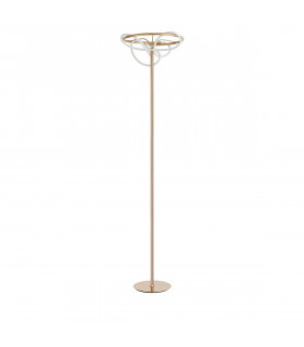 Tiriac LED Integrated Floor Lamp Gold Aluminium LED 28W 2783Lm 3000K-1