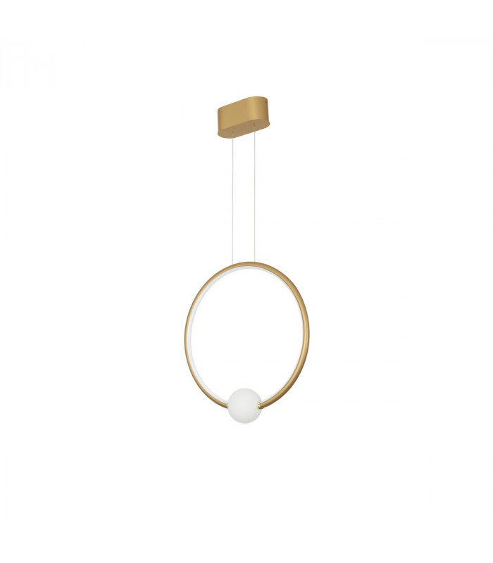 Celia Integrated LED Pendant Ceiling Light Dimmable Black Aluminium Opal Glass LED 25.6W 1370Lm 3000K-1