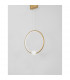 Celia Integrated LED Pendant Ceiling Light Dimmable Black Aluminium Opal Glass LED 25.6W 1370Lm 3000K-4