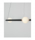 Celia Integrated LED Pendant Ceiling Light Dimmable Black Aluminium Opal Glass LED 36W 2036Lm 3000K-2