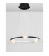 Celia Integrated LED Pendant Ceiling Light Dimmable Black Aluminium Opal Glass LED 36W 2036Lm 3000K-5