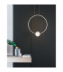 Celia Integrated LED Pendant Ceiling Light Dimmable Satin Gold Aluminium Opal Glass LED 25.6W 1370Lm 3000K-2
