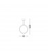 Celia Integrated LED Pendant Ceiling Light Dimmable Satin Gold Aluminium Opal Glass LED 25.6W 1370Lm 3000K-7