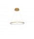 Celia Integrated LED Pendant Ceiling Light Dimmable Satin Gold Aluminium Opal Glass LED 36W 2036Lm 3000K-1