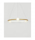 Celia Integrated LED Pendant Ceiling Light Dimmable Satin Gold Aluminium Opal Glass LED 36W 2036Lm 3000K-4