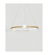 Celia Integrated LED Pendant Ceiling Light Dimmable Satin Gold Aluminium Opal Glass LED 36W 2036Lm 3000K-5