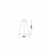 Celia Integrated LED Pendant Ceiling Light Dimmable Satin Gold Aluminium Opal Glass LED 36W 2036Lm 3000K-7