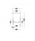 Zimba Integrated LED Pendant Ceiling Light Gold Brass Metal White Glossy Glass LED 54W 5546Lm 3000K-6