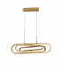 Arte Integrated LED Pendant Ceiling Light Gold Aluminium LED 50W 3500Lm 3000K-1