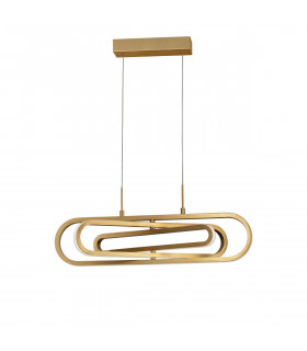 Arte Integrated LED Pendant Ceiling Light Gold Aluminium LED 50W 3500Lm 3000K-1