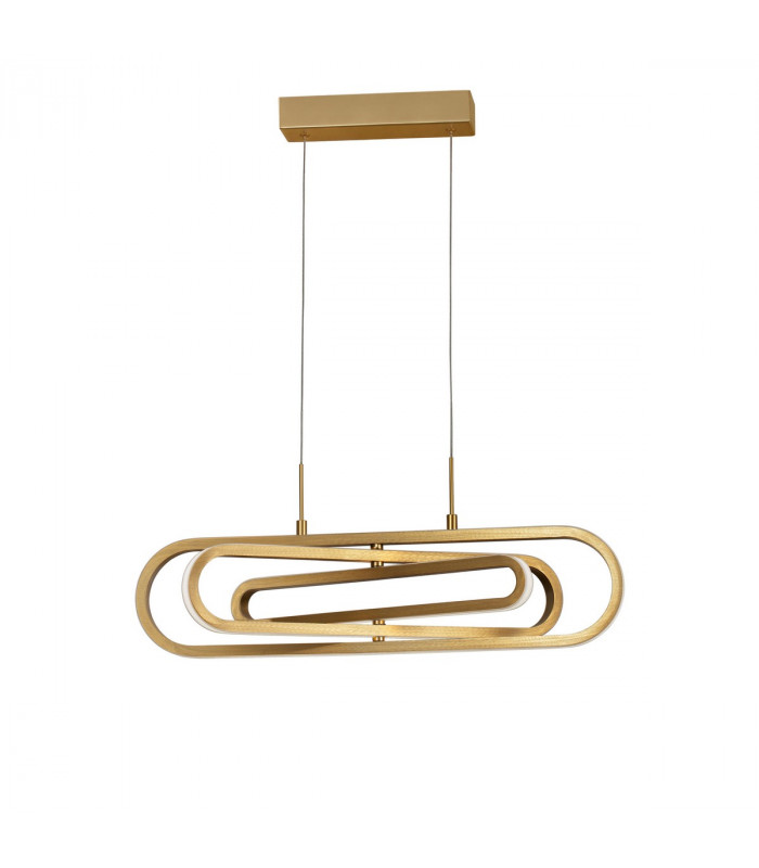 Arte Integrated LED Pendant Ceiling Light Gold Aluminium LED 50W 3500Lm 3000K-1