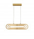 Arte Integrated LED Pendant Ceiling Light Gold Aluminium LED 50W 3500Lm 3000K-3