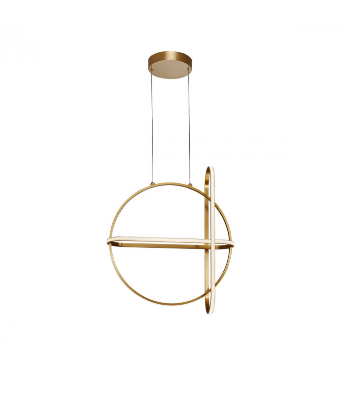 Arte Integrated LED Pendant Ceiling Light Gold Aluminium LED 48.6W 3360Lm 3000K-1
