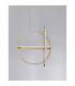 Arte Integrated LED Pendant Ceiling Light Gold Aluminium LED 48.6W 3360Lm 3000K-3