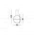 Arte Integrated LED Pendant Ceiling Light Gold Aluminium LED 48.6W 3360Lm 3000K-7