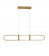 Arte Bar Pendant Ceiling Light Gold Aluminium LED 31.2W 2142Lm 3000K-1