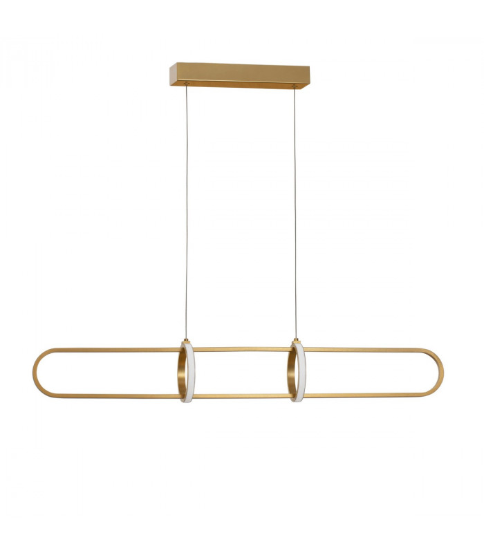 Arte Bar Pendant Ceiling Light Gold Aluminium LED 31.2W 2142Lm 3000K-1