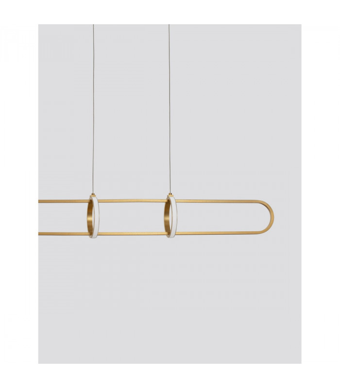 Arte Bar Pendant Ceiling Light Gold Aluminium LED 31.2W 2142Lm 3000K-2