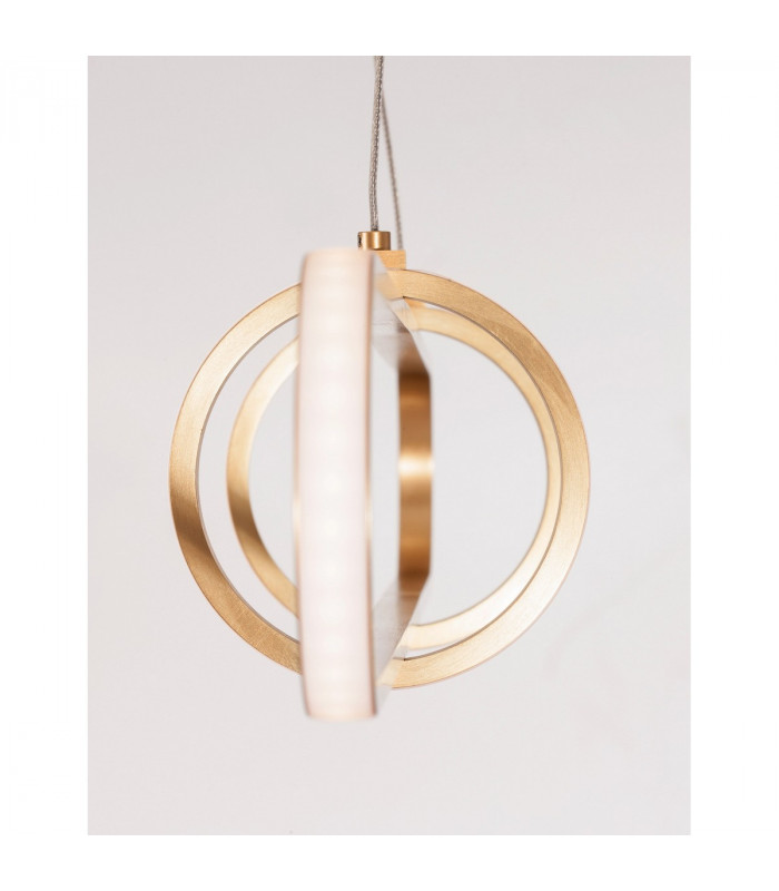Arte Bar Pendant Ceiling Light Gold Aluminium LED 31.2W 2142Lm 3000K-4