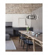 Arte Bar Pendant Ceiling Light Matt Black Aluminium LED 50W 3500Lm 3000K-2