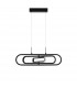 Arte Bar Pendant Ceiling Light Matt Black Aluminium LED 50W 3500Lm 3000K-3