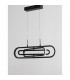 Arte Bar Pendant Ceiling Light Matt Black Aluminium LED 50W 3500Lm 3000K-4