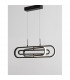 Arte Bar Pendant Ceiling Light Matt Black Aluminium LED 50W 3500Lm 3000K-5