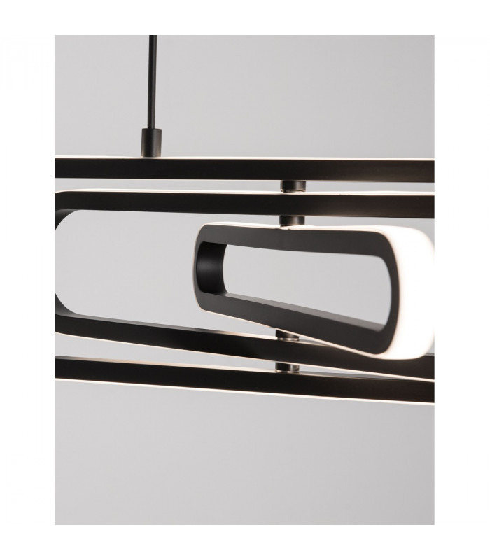 Arte Bar Pendant Ceiling Light Matt Black Aluminium LED 50W 3500Lm 3000K-9
