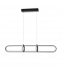 Arte Bar Pendant Ceiling Light Matt Black Aluminium LED 31.2W 2142Lm 3000K-1