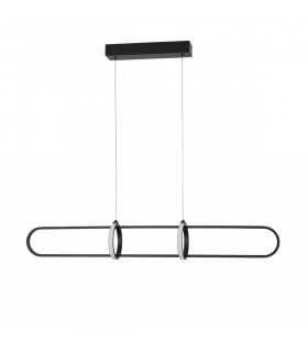 Arte Bar Pendant Ceiling Light Matt Black Aluminium LED 31.2W 2142Lm 3000K-1
