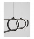 Arte Bar Pendant Ceiling Light Matt Black Aluminium LED 31.2W 2142Lm 3000K-2