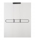 Arte Bar Pendant Ceiling Light Matt Black Aluminium LED 31.2W 2142Lm 3000K-3