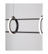 Arte Bar Pendant Ceiling Light Matt Black Aluminium LED 31.2W 2142Lm 3000K-6