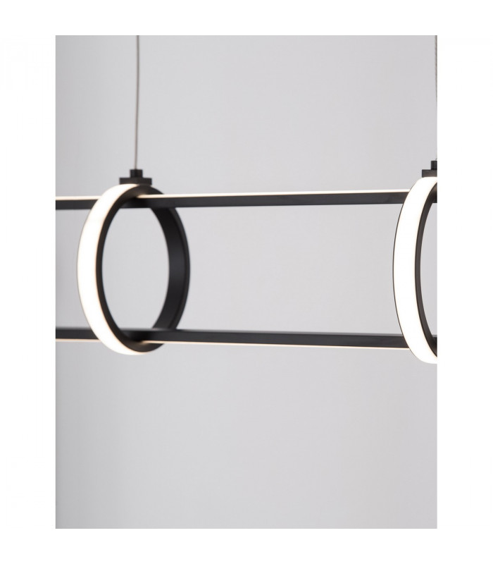 Arte Bar Pendant Ceiling Light Matt Black Aluminium LED 31.2W 2142Lm 3000K-6