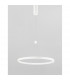 Empatia Integrated LED Pendant Ceiling Light Sandy White Aluminium LED 60W 4200Lm 3000K-3