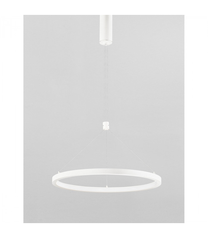 Empatia Integrated LED Pendant Ceiling Light Sandy White Aluminium LED 60W 4200Lm 3000K-3