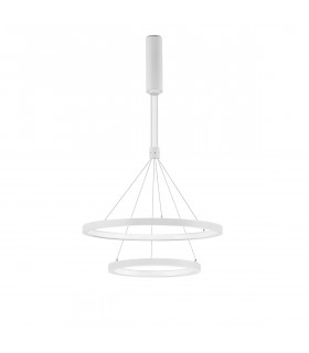 Empatia Integrated LED Pendant Ceiling Light Sandy White Aluminium LED 108W 7560Lm 3000K-1