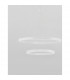 Empatia Integrated LED Pendant Ceiling Light Sandy White Aluminium LED 108W 7560Lm 3000K-3