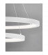 Empatia Integrated LED Pendant Ceiling Light Sandy White Aluminium LED 108W 7560Lm 3000K-4