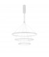 Empatia Integrated LED Pendant Ceiling Light Dimmable Sandy White Aluminium LED 35W 2450Lm 3000K-1