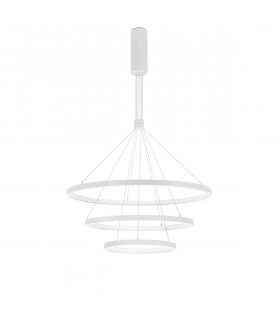 Empatia Integrated LED Pendant Ceiling Light Dimmable Sandy White Aluminium LED 35W 2450Lm 3000K-1