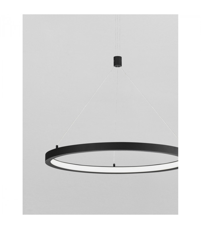 Empatia Integrated LED Pendant Ceiling Light Dimmable Sandy Black Aluminium LED 35W 2450Lm 3000K-4