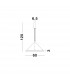 Empatia Integrated LED Pendant Ceiling Light Dimmable Sandy Black Aluminium LED 35W 2450Lm 3000K-5